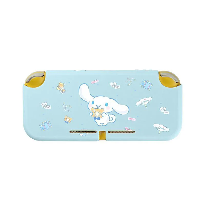 New Kawaii Sanrioed Pochacco Cinnamoroll Kitty Anime Figure Switch Lite Protective Case Anti-Fall Exquisite Digital Accessories