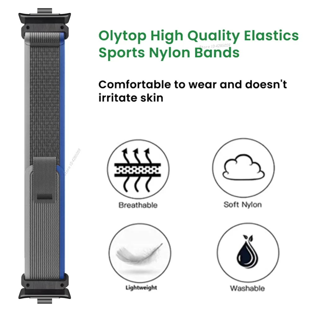 Nylon Loop Strap Sports Watchband Bracelet Accessories