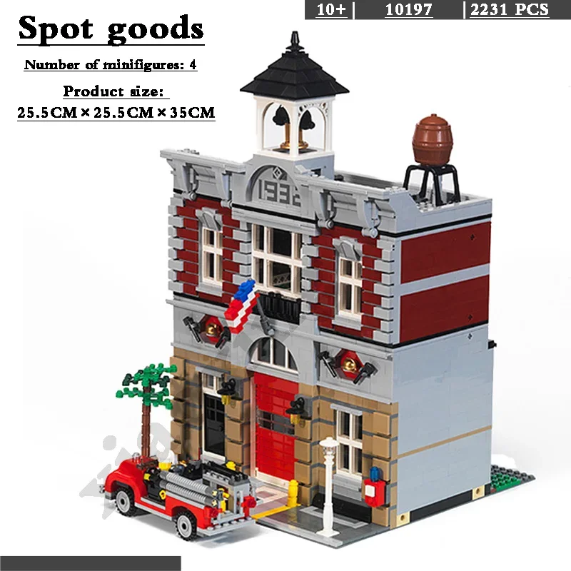 Year NEW Fire Brigade Building Blocks Educational Tools Compatible with 15004 10197 Children's Blocks Toys building block toys educational toy building toy set