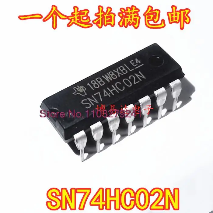 

10 шт./лот SN74HC02N 2 74HC02 DIP14 IC новый оригинальный