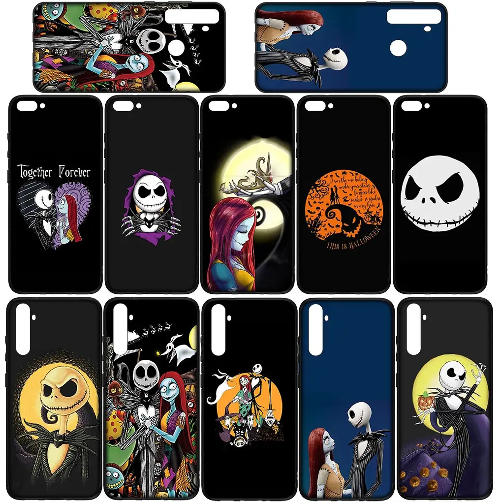 Фото Чехол Jack Skellington с принтом Салли кошмар перед Рождеством для Huawei Y7A Y6P Y5P Y6 Y7 Y9 Prime 2018 2019 Y8P Y9A Y8S Y9S №2