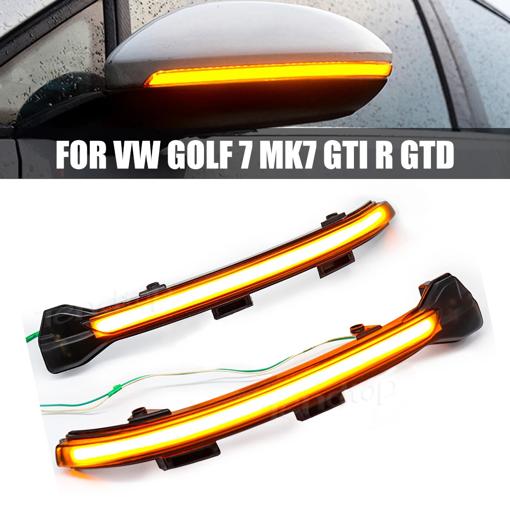 

Для VW Golf 7 MK7 7,5 GTI R Sportsvan Touran L II светодиодный динамический сигнал поворота