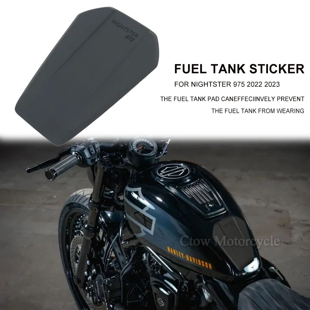 

For Harley Nightster 975 RH975 RH 975 2022 2023 Motorcycle Tank Pad Protector 3M Sticker Decal Gas Knee Grip Tank Traction Pads