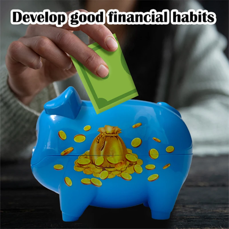 Piggy Bank Saving Box Money Boxes Kids Toys Children Money Home Decor Storage Small Piggy Bank Colletion Foam Habit Gifts