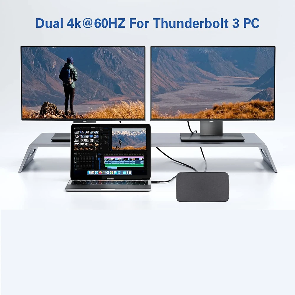Thunderbolt 3 dock  4k 60hz Thunderbolt 3 USB-C  4K HDMI 2.0 Displayport 1.2  thinderbolt dock HDMI DP USB RJ