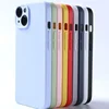 Phone Case for Iphone 14 Plus 13 12 Mini 11 Pro Max Xs X Xr 7 8 Candy Color Original Liquid Silicone Soft Protector Back Cover 2