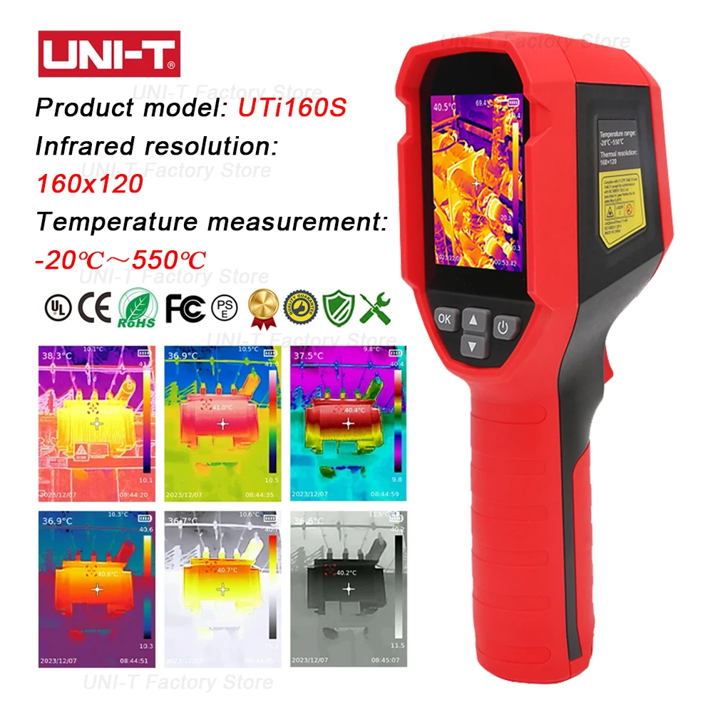 ユニT-ハンドヘルド熱カメラ、プロの熱画像カメラ、建設修理検査