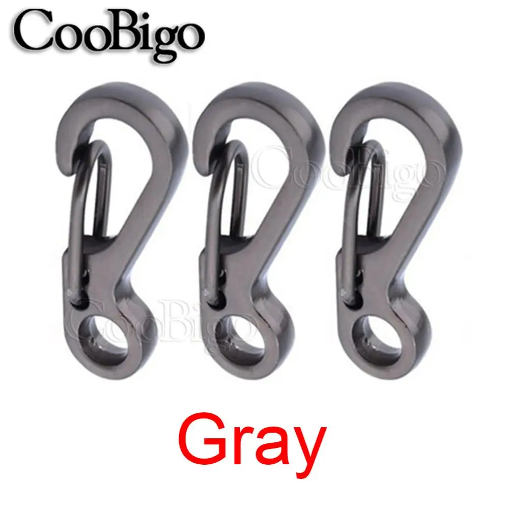 clip hooks mini carabiner buckle paracord