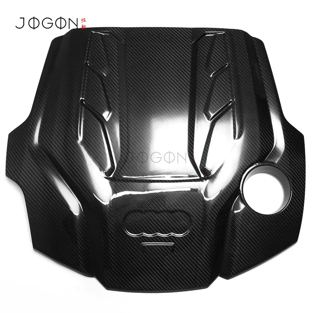Dry Carbon Fiber For Audi S4 RS4 S5 RS5 B9 V6 Avant Coupe Convertible Hatchback 2017 -2024 Powerful Engine Bay Cover Trim