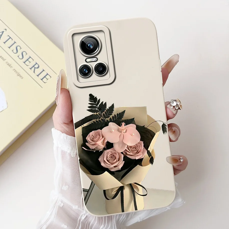 Floral Shockproof Silicone Matte Phone Case – Stylish & Protective TPU Cover