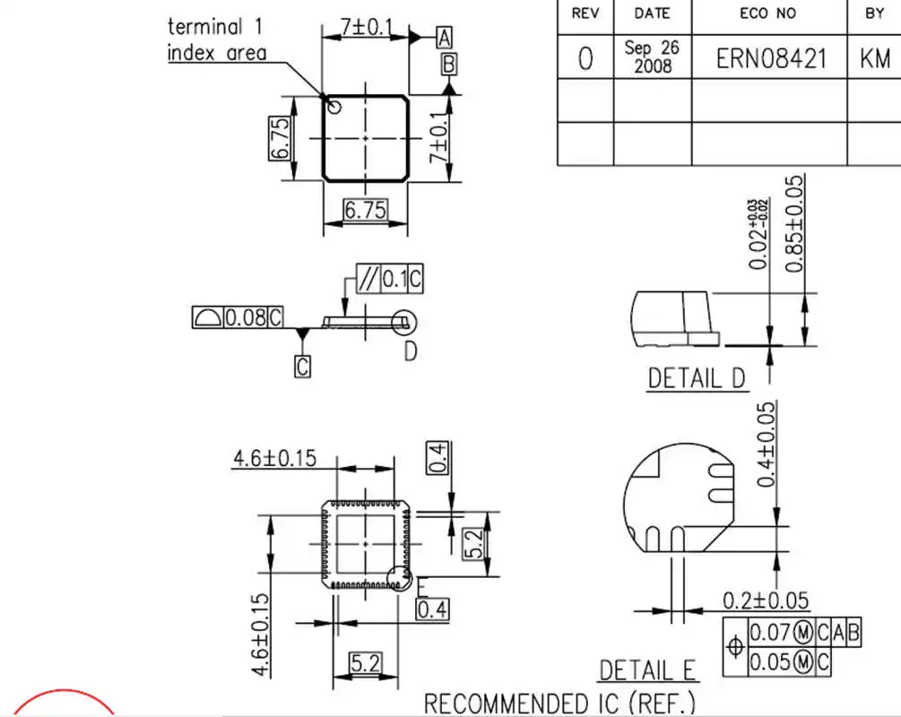 QFN20 테스터 소켓 790-61020-101TG 버닝 소켓 IC 읽기 쓰기 소켓 프로그래머