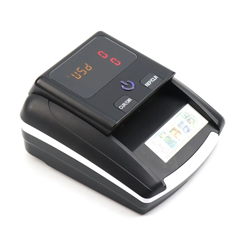 AL-130 Portable USD EUR Money Counterfeit Detector, Mini Bill Checker for Multi-Currency Verification