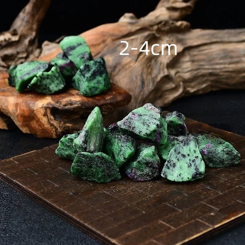 200g natural emerald raw stone, crystal ore specimen carving material, red green treasure fish tank, flower pot for landscaping