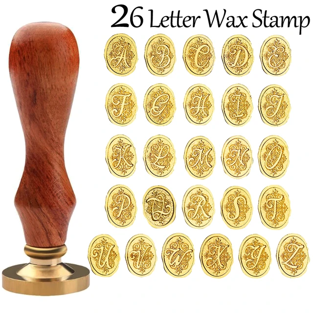 Letter A-Z Retro Wax Seal Stamp Alphabet European Letter Retro Copper Stamp  Head Replace Name Envelope Decor Craft Tools - AliExpress