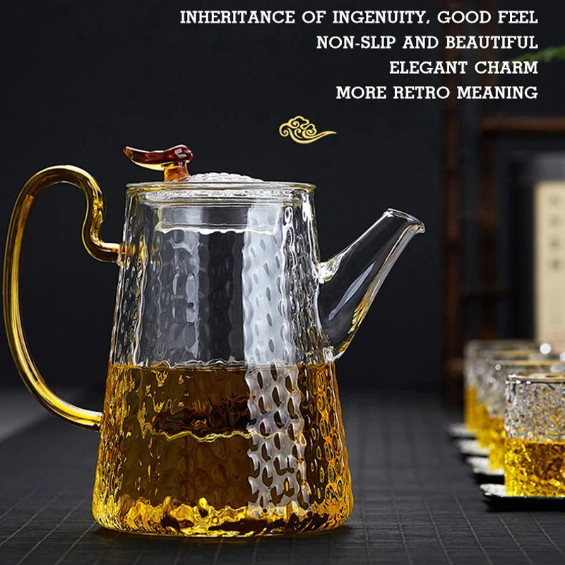 Kata Heat Glass Teapot Largecapacity Teapot Fish Scale Glass Pot