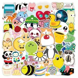 10/30/50Pcs Animaux Autocollants Mignon Vsco Anime Dessin Animé Autocollant Autocollants Bricolage Ordinateur Portable Bagages à Roulettes Guitare Autocollant De Voiture Jouet 