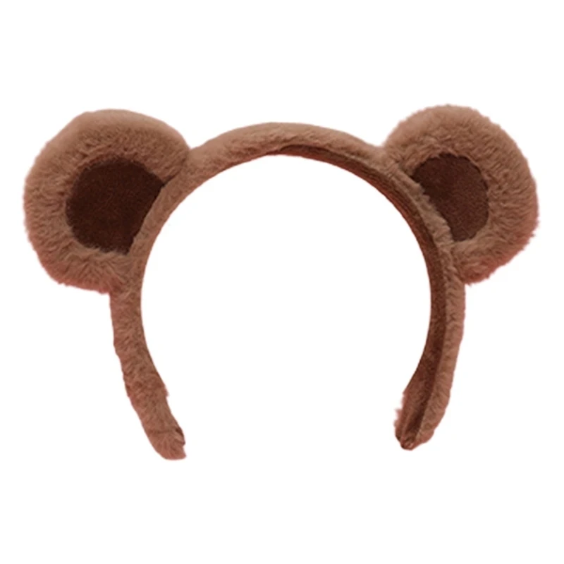 Lolita Plush Hair Hoop, Animal Bear Ears Sauna Wear, Furry Sauna Band, Cute Piece, Anime Dam fur s, Kawaii Cosplay Accessrespiration