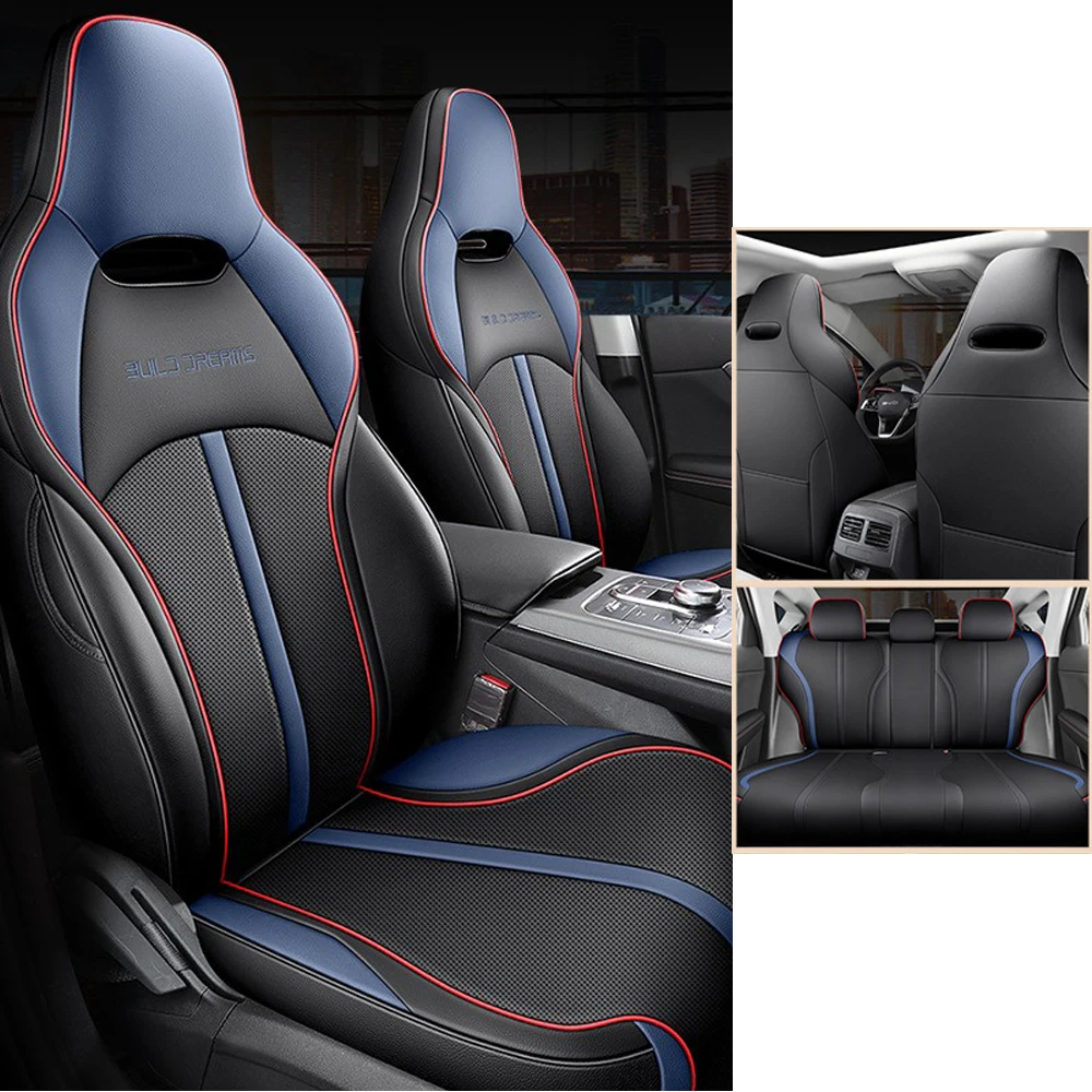 맞춤형 자동차 시트 커버 BYD 킹 DM-i 2022 2023 2024 byd KING 풀 커버 쿠션 자동차 시트 보호 커버 자동차 액세서리
