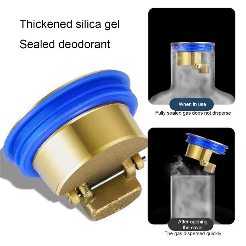 One Way Valve Shower Drainer Insect Prevention Seal Stopper Anti Odor Sewer Strainer Plug Drain Cover Floor Drain