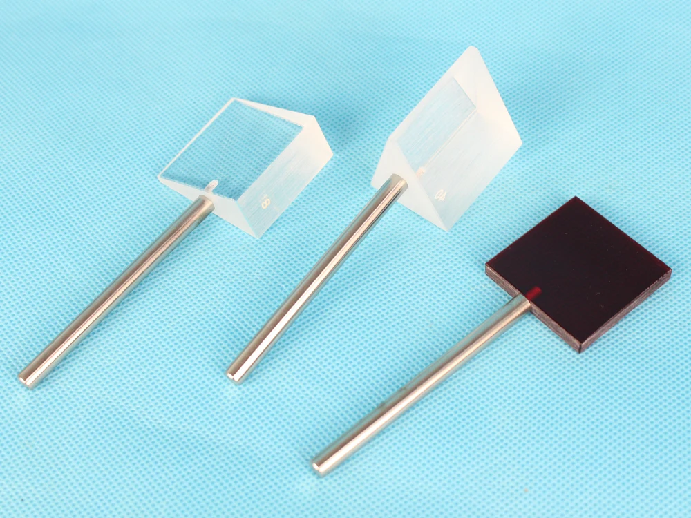 HLS22 Optical Ophthalmic Prism Bar Set With Stainless Steel Handle Aluminium Case