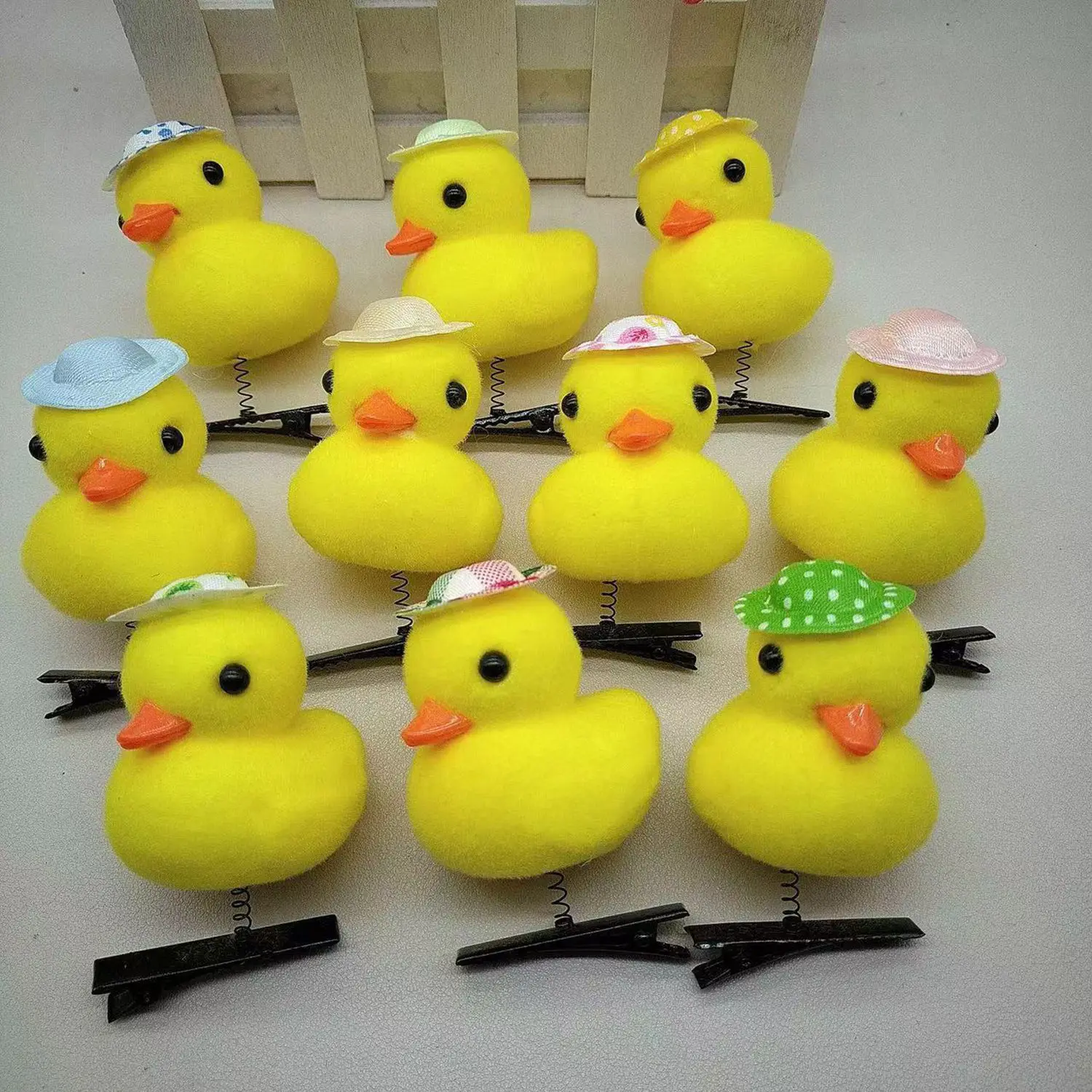 40 Stücke Kleine Gelbe Ente Anhänger Gummiente Harz Baby Ente Charms
