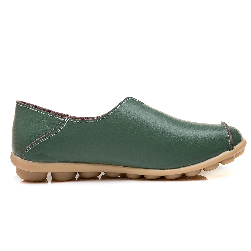 2022 Women Flats Ballet Shoes Woman Cut Out Leather Breathable Moccasins Women Boat Shoes Ballerina Ladies Casual Shoes