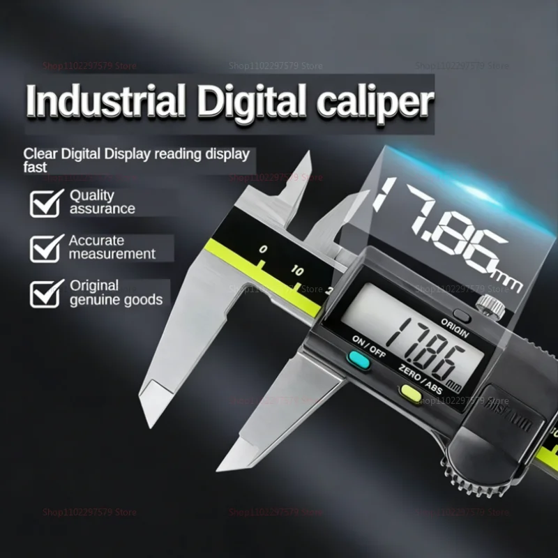 Digital LCD Vernier Caliper 0.01mm High Precision 150mm Stainless Steel ...