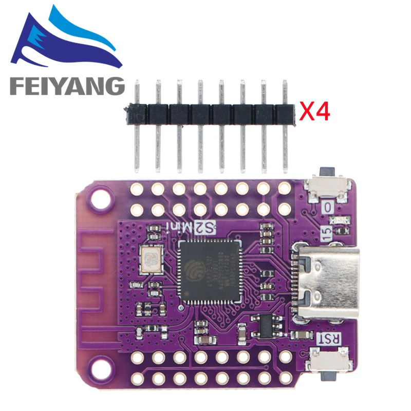 ESP32 S2 Mini WIFI Board Basierend ESP32-S2FN4R2 ESP32-S2 4MB FLASH 2MB PSRAM MicroPython Für Arduino Kompatibel D1 mini upgrade – Detail 4