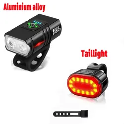 Advanced USB Rechargeable Rainproof LED Cycling Headlight (Front  Rear Light)