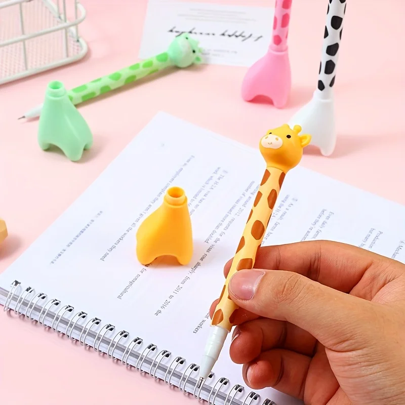 Charming Giraffe Gel Pens – Realistic Design, Smooth Writing, Exquisite Signature Tool