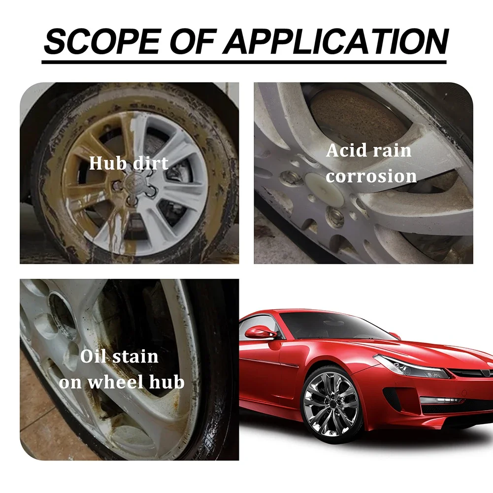120ml Bomber Cleaner Powerful Wheel Cleaner Perfect for Cleaning Automobile Tires Safe on Metal Pain Wheel Brake Dust Remover
