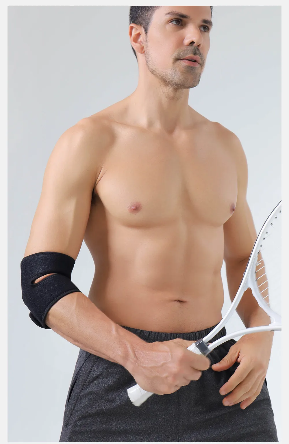 Doppel frühling Ellenbogen Kompression Hülse Unterstützung Klammer Arm Wärmer Arthritis Verband Arm Pads Schutz Stretch Zubehör Für Frauen – Detail 9
