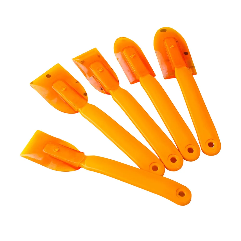 5PCS Rubber Caulking Tool Caulk Finishing Tool Multifunctional Sealant Spatula Spreader Silicone Caulk Finishing Smoothing Tool