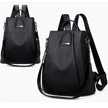 Zaino moda antifurto Borse da scuola impermeabili casual da donna per ragazza adolescente Zaino da viaggio multifunzione con tracolla