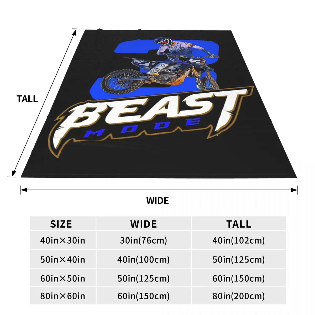 Eli Tomac ET3 Blankets Fleece Lightweight Throw Blankets Sofa Throw Blanket For Couch Bedding Travel Throws Bedspread Quilt 3