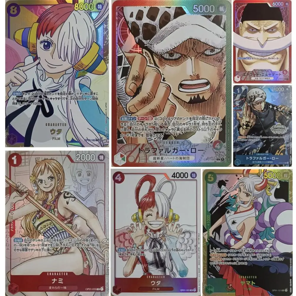 Anime One Piece Uta Roronoa Zoro Cavendish Ulti Yamato Portgas D Ace Alvida Collection Card Giocattoli Per Bambini Scheda Di Gioco Da Tavolo