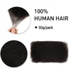 Brazilian Remy Hair Afro kinky Curly Bulk Human Hair For Braiding 1 Bundle 50g/pc Natural Color Braids Hair No Weft 4