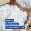 Cooling Premier 5" Mini Crib and Toddler Mattress 2-Stage I 100% Breathable & Hypoallergenic I Extra Firm Infant Side and Plush 4
