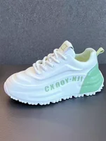Dad Shoes Men's Trendy Brand 2024 New Autumn and Winter High end Trendy Versatile White Shoes Height Raising Sports and Leisure 1