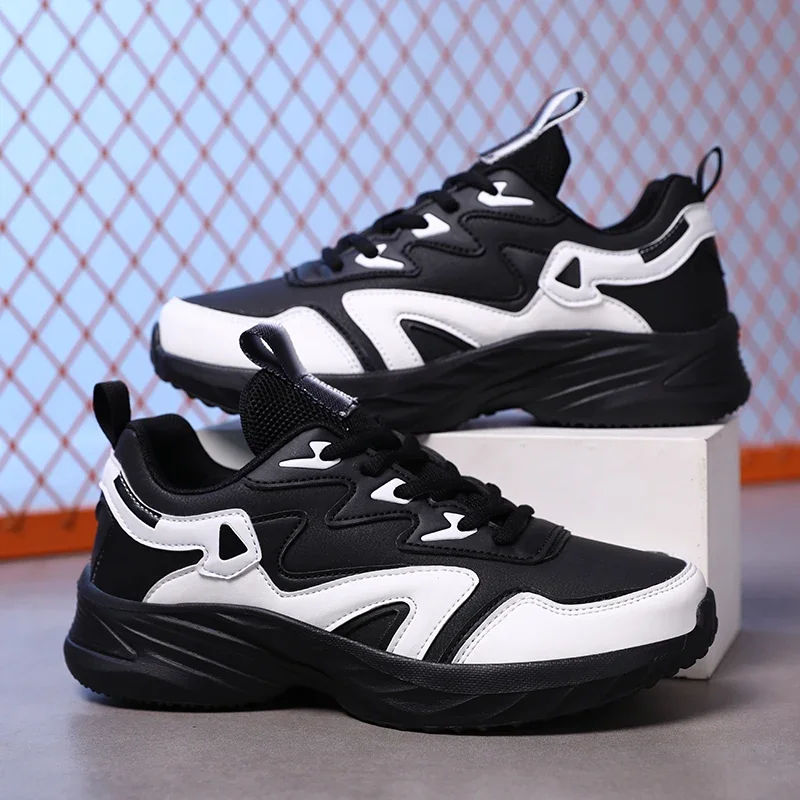 Brand Sport Shoes Woman PU Leather Waterproof Casual Shoes Sneakers Outdoor Sports Shoe Women Students Size41 womens sneakers