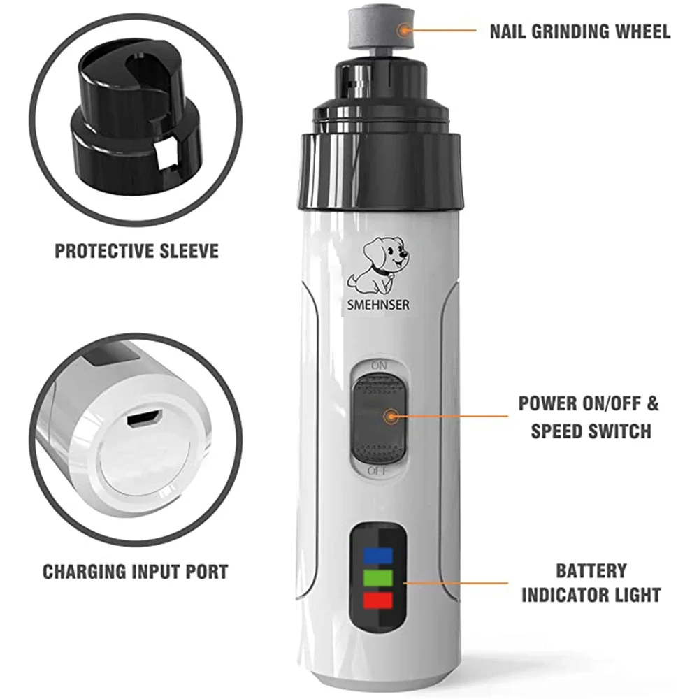 Pet Nail Grinder Clipper Dog Cat Nail Trimmer