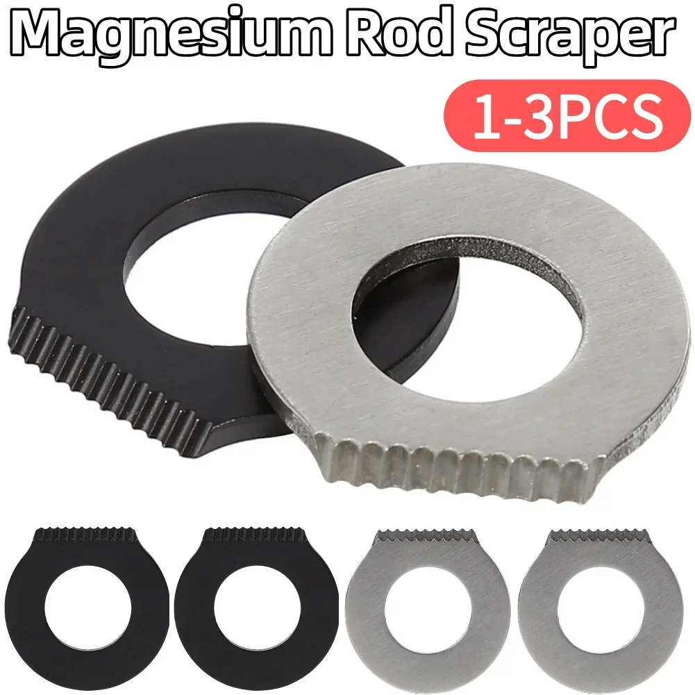 Camping Survival Magnesium Flint Scraper Stone Fire Starter Lighter 1pc survival tool