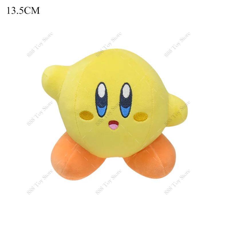 Star Kirby Peluche Anime Kirby Classic Spada Shadow Ghost 30th Star Kirby Rosso Arancione Farcito Peluche Bambole Bambini Regali di Natale