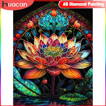 Huacan Diamond Painting Candle Flower Christmas Mosaic Landscape Embroidery  Kit Creative Hobbies Home Decoration - AliExpress