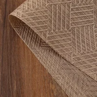2/4/6PC Heat Insulation PVC Placemats Durable Waterproof Oil Proof Dining Table Pads for Hotel Banquet Restaurant  Kitchen Decor 4