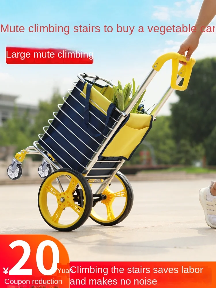 grocery-utility-shopping-cart-deluxe-with-oversized-basket-light-weight-folding-cart-handle-bar-laundry-book-luggage-travel
