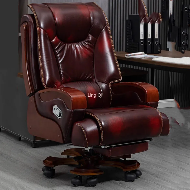 LuxuryHomeOfficeChairLongSittingBreathabilityFreeShipping