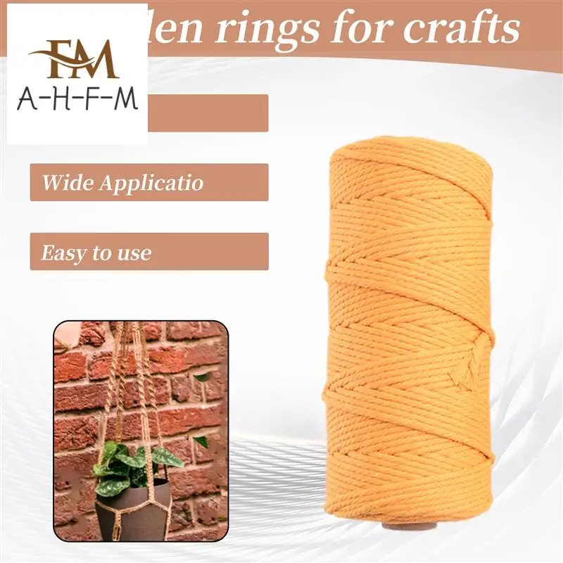Macrame Plant Hanger Kits For Beginners Crafts Kits For Adults Art Supplies & Materials 3Mm Macrame Cord Hanging