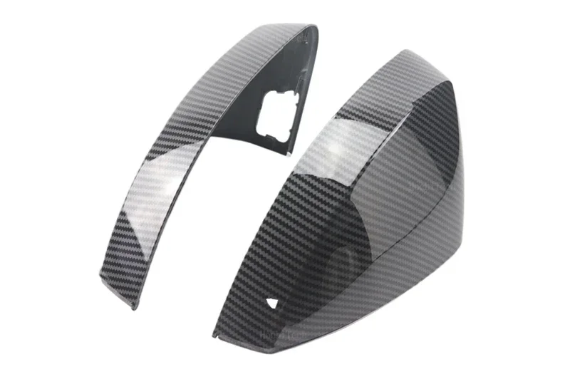 Schwarzes Carbonfaser-Muster, Spiegelabdeckungspaar für Audi A3 S3 8V RS3 2013–2019, seitliche Assist-Kappen, Overlay-Zubehör – Detail 21