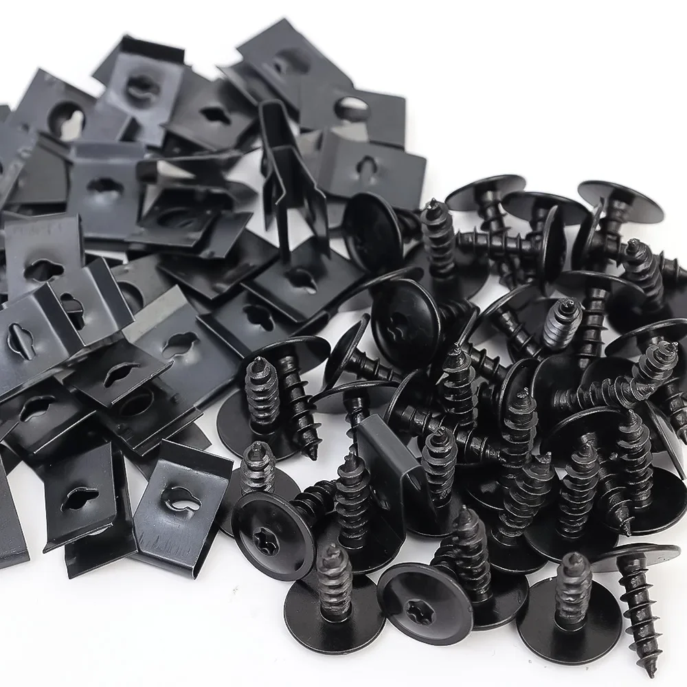 Durable Anti-Rust U-Type Metal Fastener Clip with Screw